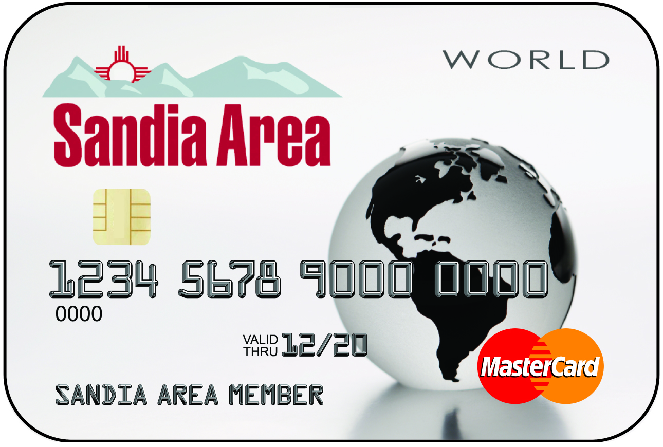 Sandia Area World Rewards MasterCard Sandia Area World Rewards MasterCard